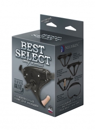 Пояс HARNESS BEST SELECT с вагинальной пробкой - LOVETOY (А-Полимер) - купить с доставкой в Мытищах