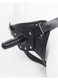 Черный пояс для насадок CLASS STRAP Restyling - LOVETOY (А-Полимер) - купить с доставкой в Мытищах