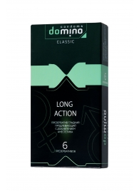 Презервативы с пролонгирующим эффектом DOMINO Classic Long action - 6 шт. - Domino - купить с доставкой в Мытищах