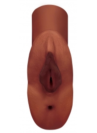Коричневый мастурбатор Perfect Pussy Double Stroker - Pipedream - в Мытищах купить с доставкой