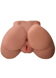 Кофейный мастурбатор-полуторс Perfect Ass Masturbator - Pipedream - в Мытищах купить с доставкой