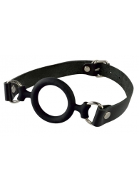 Черный кляп-рамка на регулируемых ремешках - Sitabella - купить с доставкой в Мытищах