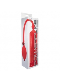 Красная вакуумная помпа Power Pump Red - Toy Joy - в Мытищах купить с доставкой