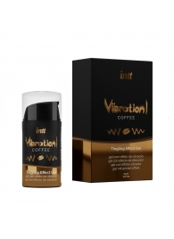 Жидкий интимный гель с эффектом вибрации Vibration! Coffee - 15 мл. - INTT - купить с доставкой в Мытищах