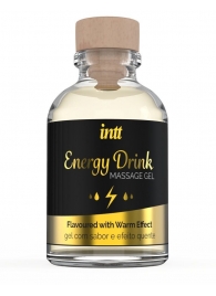 Массажный гель с согревающим эффектом Energy Drink - 30 мл. - INTT - купить с доставкой в Мытищах