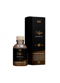 Массажный гель с согревающим эффектом Coffee - 30 мл. - INTT - купить с доставкой в Мытищах