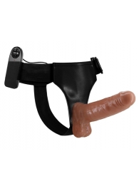 Страпон на трусиках с вибрацией Ultra Passionate Harness - 16 см. - Baile - купить с доставкой в Мытищах