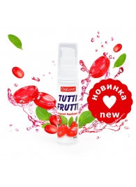 Гель-смазка Tutti-frutti со вкусом барбариса - 30 гр. - Биоритм - купить с доставкой в Мытищах