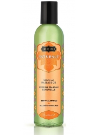 Массажное масло Naturals Tropical Mango с ароматом манго - 236 мл. - Kama Sutra - купить с доставкой в Мытищах