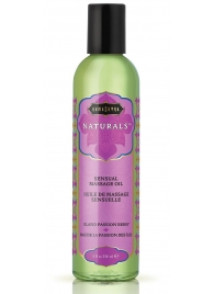 Массажное масло Naturals Island Passion Berry с ароматом тропических фруктов - 236 мл. - Kama Sutra - купить с доставкой в Мытищах