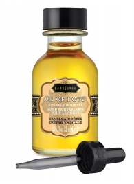 Масло для ласк с ароматом ванили Oil of Love Vanilla Creme - 22 мл. - Kama Sutra - купить с доставкой в Мытищах