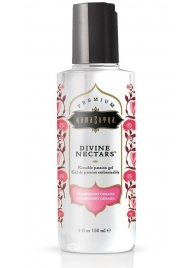 Гель-лубрикант на водной основе Divine Nectars Strawberry Dream с ароматом клубники - 150 мл. - Kama Sutra - купить с доставкой в Мытищах