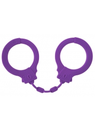 Фиолетовые силиконовые поножи Limitation - Lola Games - купить с доставкой в Мытищах