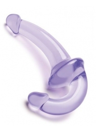 Фиолетовый безремневой страпон Strapless Strap-On - Lux Fetish - купить с доставкой в Мытищах
