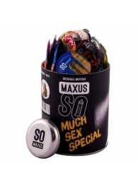 Текстурированные презервативы в кейсе MAXUS So Much Sex - 100 шт. - Maxus - купить с доставкой в Мытищах