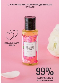 Массажное масло Pleasure Lab Delicate с ароматом пиона и пачули - 50 мл. - Pleasure Lab - купить с доставкой в Мытищах