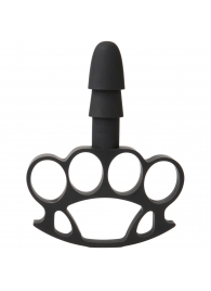 Кастет с штырьком для насадок Vac-U-Lock Knuckle Up - Doc Johnson - купить с доставкой в Мытищах