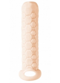 Телесный фаллоудлинитель Homme Long - 13,5 см. - Lola Games - в Мытищах купить с доставкой