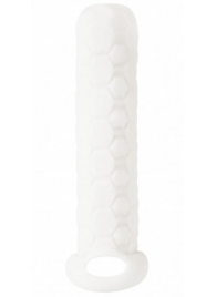 Белый фаллоудлинитель Homme Long - 13,5 см. - Lola Games - в Мытищах купить с доставкой