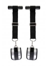 Черно-серебристые фиксаторы для рук на дверь Anonymo - ToyFa - купить с доставкой в Мытищах