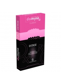 Презервативы с точками и рёбрышками DOMINO Classic Extase - 6 шт. - Domino - купить с доставкой в Мытищах