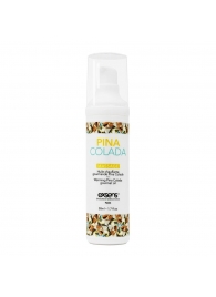 Разогревающее массажное масло с ароматом пина колада Gourmet Pina Colada - 50 мл. - Exsens - купить с доставкой в Мытищах