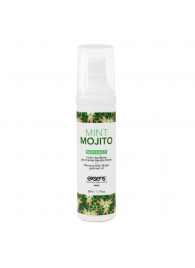 Разогревающее массажное масло с ароматом мохито Gourmet Mint Mojito - 50 мл. - Exsens - купить с доставкой в Мытищах