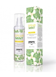 Разогревающее массажное масло Gourmet Spearmint Organic с органическими ингредиентами - 50 мл. - Exsens - купить с доставкой в Мытищах