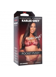 Мастурбатор-вагина Karlee Grey ULTRASKYN Pocket Pussy - Doc Johnson - в Мытищах купить с доставкой