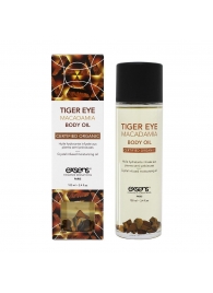 Органическое массажное масло TIGER EYE MACADAMIA - 100 мл. - Exsens - купить с доставкой в Мытищах