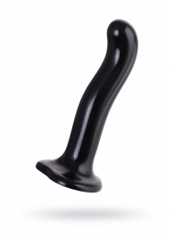 Черный стимулятор для пар P G-Spot Dildo Size M - 18 см. - Strap-on-me - в Мытищах купить с доставкой
