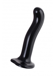 Черный стимулятор для пар P G-Spot Dildo Size L - 19 см. - Strap-on-me - в Мытищах купить с доставкой