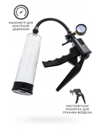 Прозрачная механическая помпа для пениса Viggo - Sexus - в Мытищах купить с доставкой