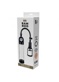 Прозрачная вакуумная помпа с манометром Deluxe Penis Pump - Dream Toys - в Мытищах купить с доставкой