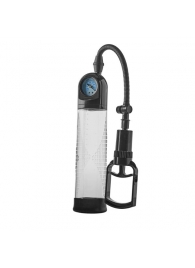 Прозрачная вакуумная помпа с манометром Deluxe Penis Pump - Dream Toys - в Мытищах купить с доставкой