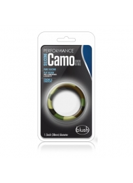 Эрекционное кольцо камуфляжной расцветки Silicone Camo Cock Ring - Blush Novelties - в Мытищах купить с доставкой