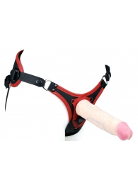 Пояс унисекс UNISEX Style с 2 насадками - LOVETOY (А-Полимер) - купить с доставкой в Мытищах