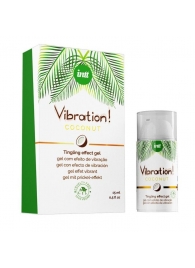 Возбуждающий гель с ароматом кокоса Vibration Coconut - 15 мл. - INTT - купить с доставкой в Мытищах