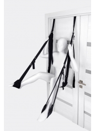 Черные секс-качели на дверь Anonymo №0505 - ToyFa - купить с доставкой в Мытищах