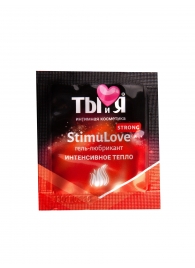 Разогревающий гель-лубрикант Stimulove Strong в одноразовой упаковке - 4 гр. - Биоритм - купить с доставкой в Мытищах