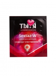 Возбуждающий крем для женщин Sextaz-W в одноразовой упаковке - 1,5 гр. - Биоритм - купить с доставкой в Мытищах