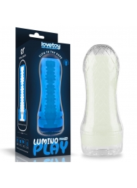 Светящийся в темноте мастурбатор Lumino Play Masturbator Ribbed - Lovetoy - в Мытищах купить с доставкой