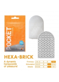 Карманный мастурбатор HEXA-BRICK - Tenga - в Мытищах купить с доставкой