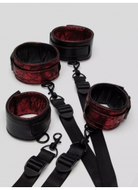 Изысканный набор фиксаций на кровати Reversible Under Mattress Restraint Set - Fifty Shades of Grey - купить с доставкой в Мытищах