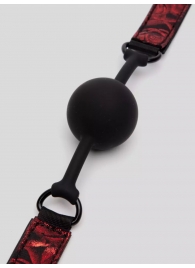 Кляп-шар на двусторонних ремешках Reversible Silicone Ball Gag - Fifty Shades of Grey - купить с доставкой в Мытищах