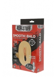 Мастурбатор-вагина с вибрацией и выносным пультом управления REALSTUFF SMOOTH   BALD - Dream Toys - в Мытищах купить с доставкой