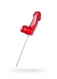 Красный леденец в форме фаллоса со вкусом виски - Sosuчki - купить с доставкой в Мытищах