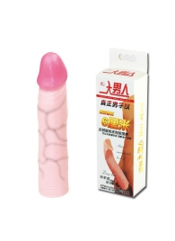 Удлиняющая насадка на пенис Deep Love - 21,5 см. - Baile - в Мытищах купить с доставкой