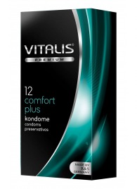 Контурные презервативы VITALIS PREMIUM comfort plus - 12 шт. - Vitalis - купить с доставкой в Мытищах