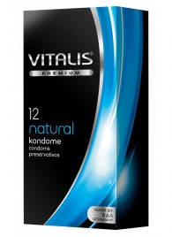 Классические презервативы VITALIS PREMIUM natural - 12 шт. - Vitalis - купить с доставкой в Мытищах